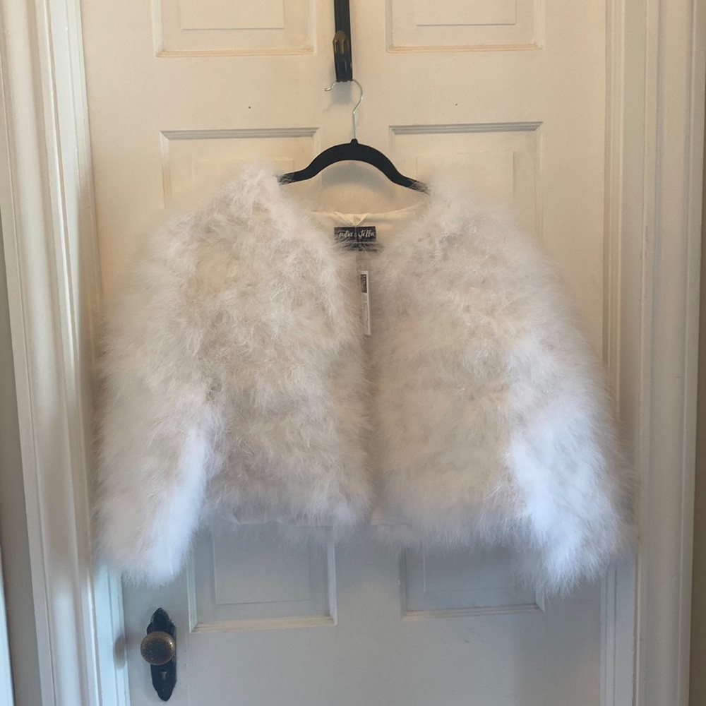 White feather jacket